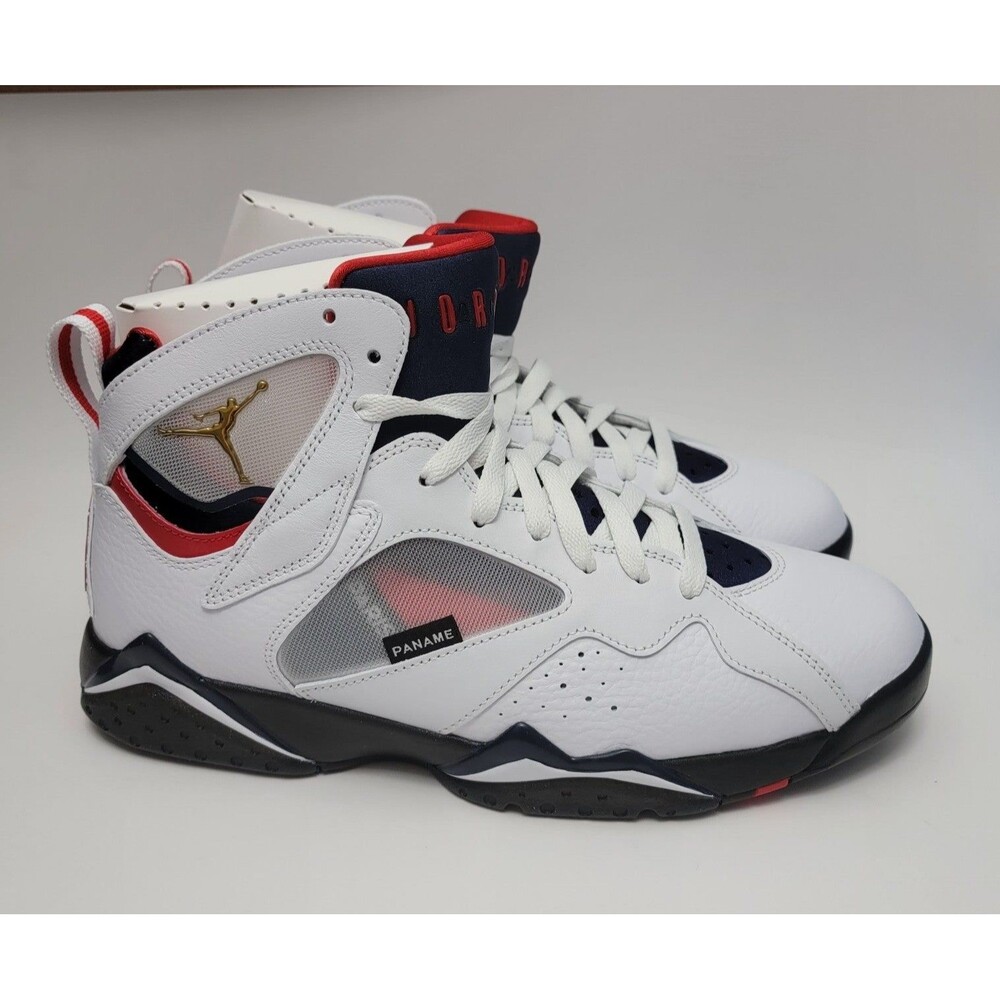 Nike Air Jordan 7 Retro Paris PSG Shoes White Sneakers Men's 9.5 CZ0789-105 11W